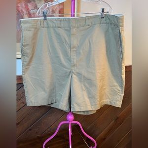 Big & Tall Dickies Tan Shorts Flat Front Size 48